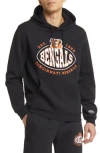 Hugo Boss Boss X Nfl Touchback Graphic Hoodie In Cincinnati Bengals Black