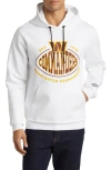 Hugo Boss Boss X Nfl Touchback Graphic Hoodie In Washington Commanders White