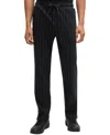Hugo Boss Porsche X Boss Tracksuit Bottoms With Vertical Stripes In Black