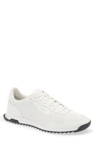 Hugo Boss Boss Zayn Low Lace Sneaker In White