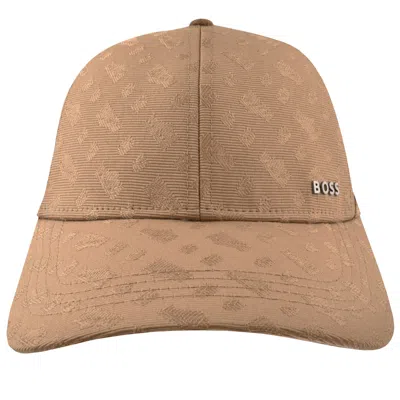 Hugo Boss Boss Zed Baseball Cap Beige In Sand