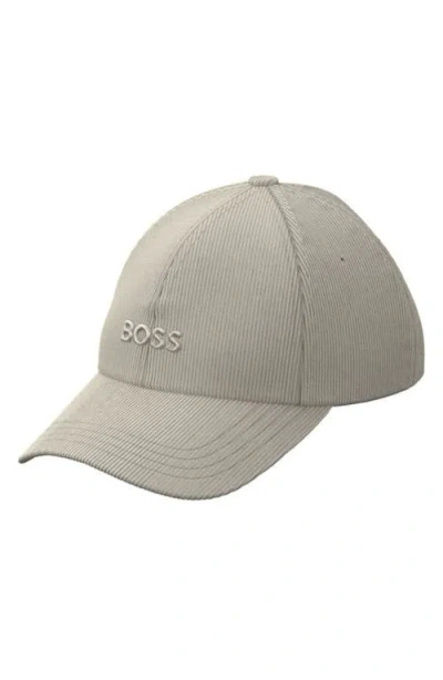 HUGO BOSS BOSS ZED CORDUROY BASEBALL CAP