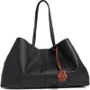 Hugo Boss Boss Zelma Leather Shopper Tote Bag In Black