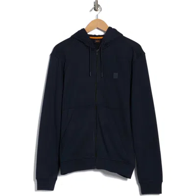 Hugo Boss Boss Zetalky Full Zip Hoodie In Black