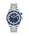 Hugo Boss Bossmatic Watch, 42mm In Blue/silver