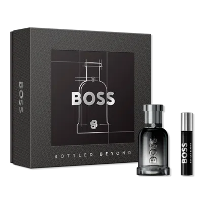 Hugo Boss Bottled Beyond Eau De Parfum And Travel Spray Duo Gift Set In Transparent