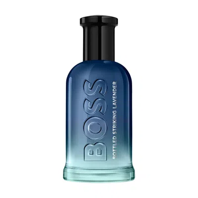 Hugo Boss Bottled Striking Lavender Eau De Parfum With Moss 3.3 Oz/100 ml In Transparent
