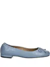 Hugo Boss Bow-detail Ballet Flats In Blue