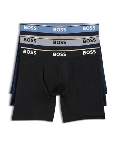 Hugo Boss Boxer Briefs, Pack Of 3 In Multi