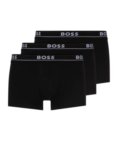 Hugo Boss Boxer Briefs Three Piece Set In Black