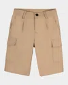 Hugo Boss Boy's Bermuda Shorts In Stone