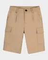 Hugo Boss Boy's Bermuda Shorts In Stone