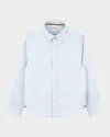 Hugo Boss Kids' Boy's Classic Button Down Shirt In Pale Blue