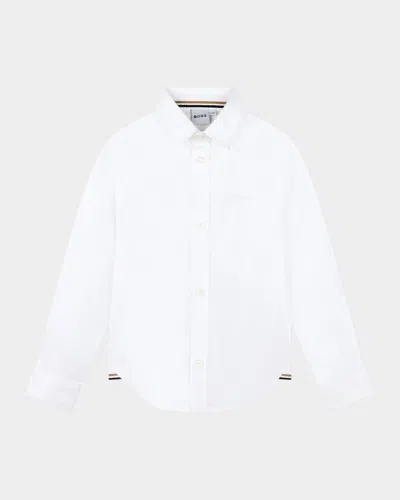 HUGO BOSS BOY'S CLASSIC BUTTON DOWN SHIRT