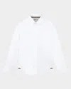 Hugo Boss Boy's Classic Button Down Shirt In White