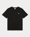 Hugo Boss Kids' Boy's Contrast Logo-print T-shirt In Black