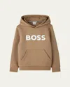 Hugo Boss Sweater Boss Kids Color Beige In Cookie
