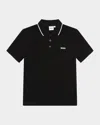 HUGO BOSS BOY'S LOGO-PRINT POLO SHIRT