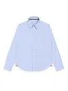 Hugo Boss Kids' Boy's Oxford Button Down Shirt In Pale Blue