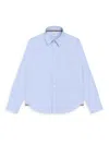Hugo Boss Kids' Boss Boy's Oxford Button Down Shirt In Pale Blue