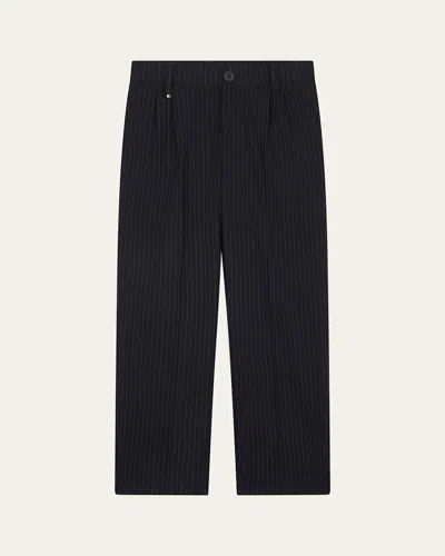 HUGO BOSS BOY'S STRIPED SUIT PANTS