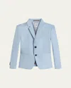 Hugo Boss Boss Teen Boys Pale Blue Blazer In Pale Blue