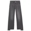 Hugo Boss Boyfriend-fit Jeans In Gray Rigid Denim In Gray