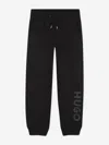 Hugo Boss Boys Logo Joggers In Black