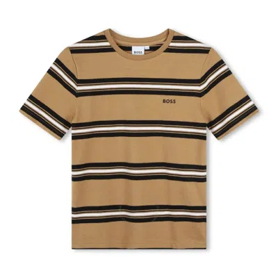 Hugo Boss Boys Logo-print Cotton T-shirt