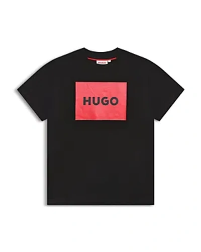Hugo Boss Boys' Logo Tee - Little Kid, Big Kid In Black