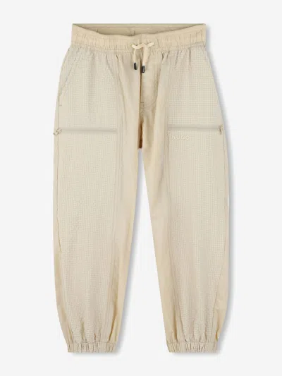 Hugo Boss Kids' Boys Loose Track Trousers In Neutral