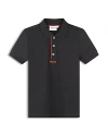 Hugo Boss Boys' Pique Polo Shirt - Little Kid, Big Kid In Black
