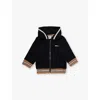 Hugo Boss Black Sweatshirt For Boy With Logo In Black