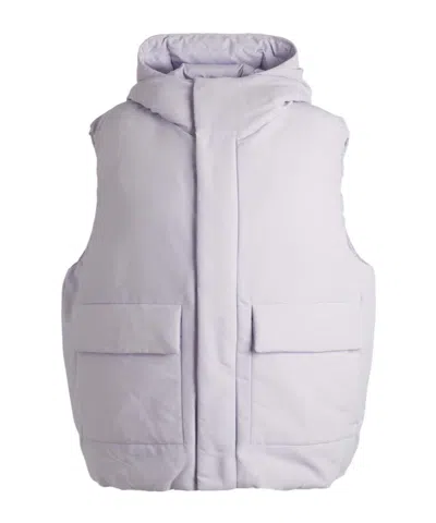 Hugo Boss Branden Water Repellent Gilet In Purple