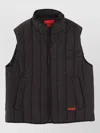 Hugo Boss Breno Vest Regular Fit High Collar In Black