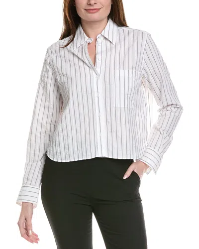 Hugo Boss Briella Monday Button Down Shirt In White
