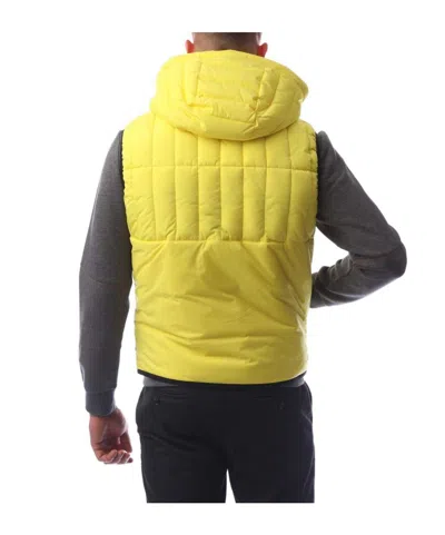Hugo Boss Bright Yellow Quilted Hooded Gilet