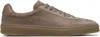 Hugo Boss Brown Beckham Edition Low-top Suede Sneakers In Brown