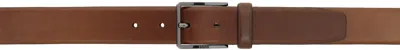 Hugo Boss Brown Cary-t Belt In 212-medium Brown