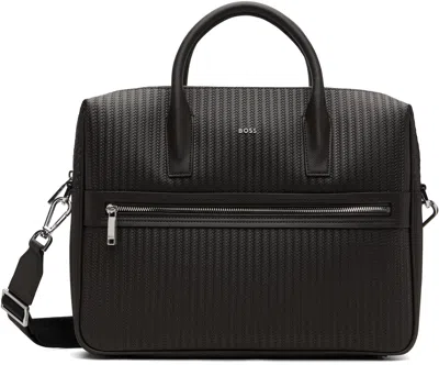 Hugo Boss Brown Document Briefcase