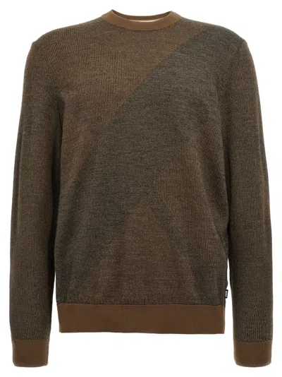 Hugo Boss Brown H Eclaus Sweater