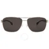 Hugo Boss Brown Pilot Men's Sunglasses Boss 1559/o/s 0fg4/70 60 In Brown / Gold