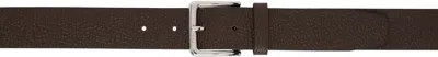 Hugo Boss Brown Pin-buckle Belt In 202-dark Brown