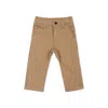 Hugo Boss Brown Trousers For Baby Boy With Logo In Brown