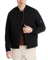 Hugo Boss Buck2041 Full Zip Bomber Jacket In Black