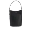 Hugo Boss Bucket Bag With Double B Monogram Charm In Black
