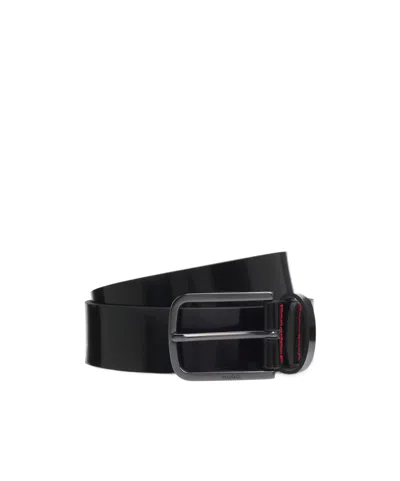 Hugo Boss Buckle Belt In Black