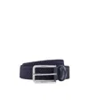 Hugo Boss Buckle-fastening Belt In Blue