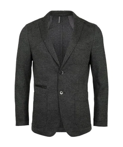 Hugo Boss Buckle Suit Jacket In Black