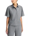 Hugo Boss Bulera Wool Shirt In Gray